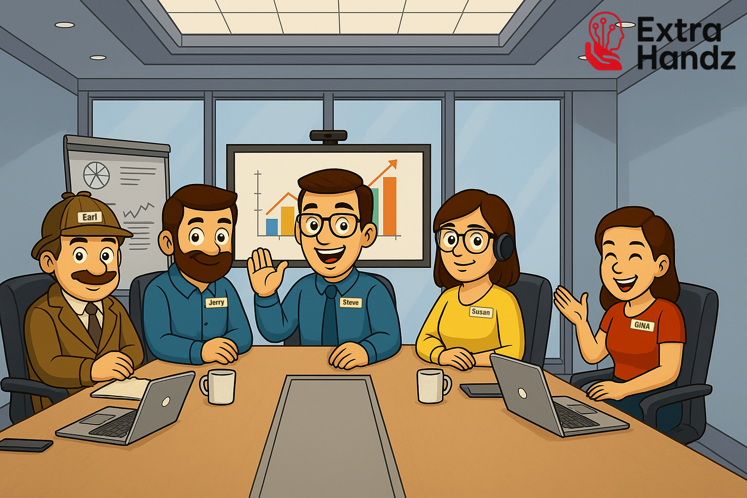 EH Family Around the Confrence Table